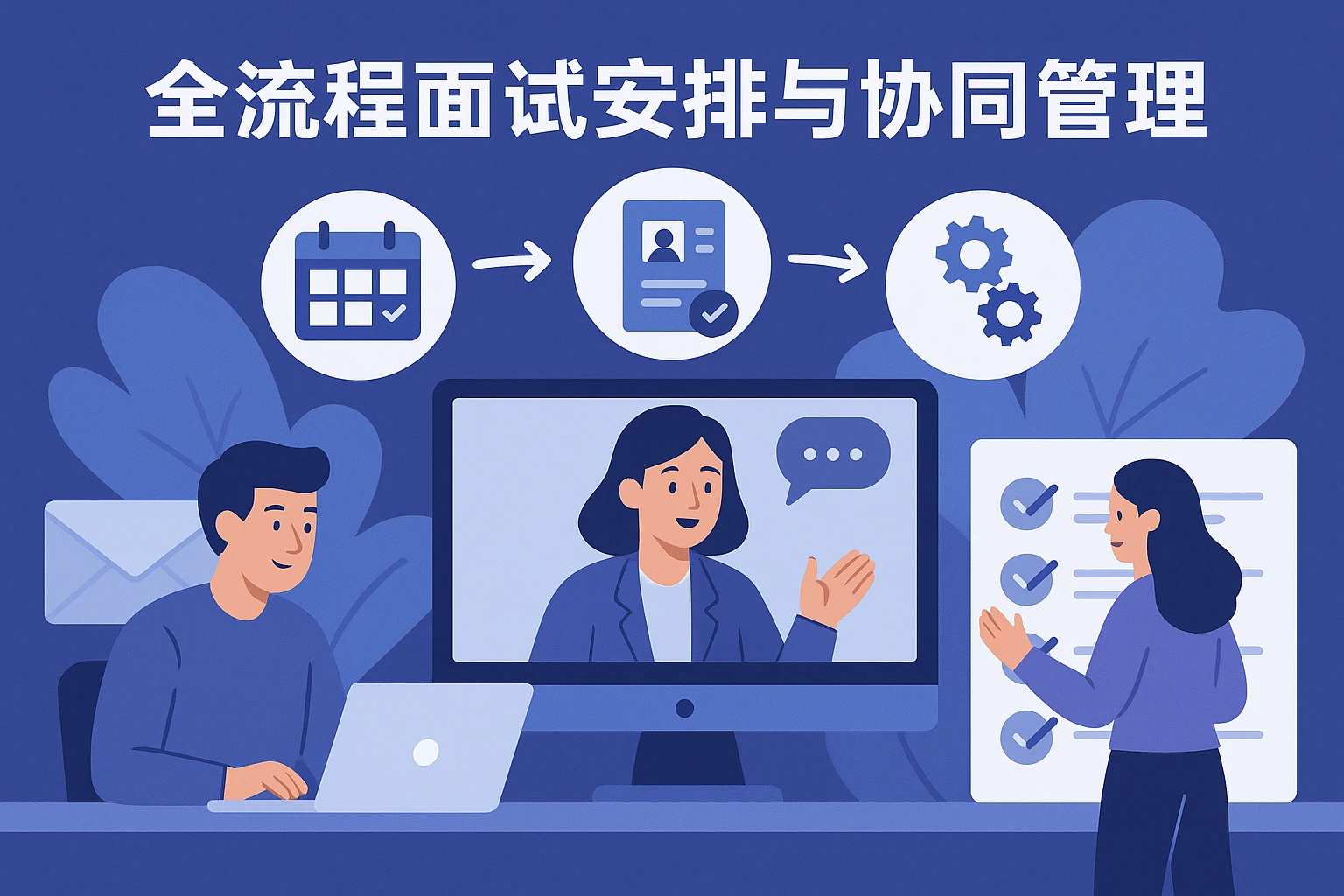全流程面试安排与协同管理
