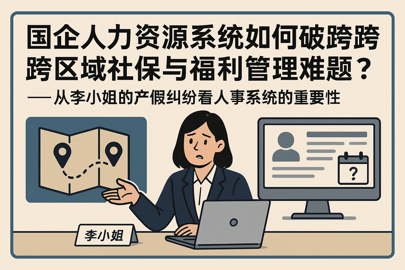 国企人力资源系统如何破解跨区域社保与福利管理难题？——从李小姐的产假纠纷看人事系统的重要性