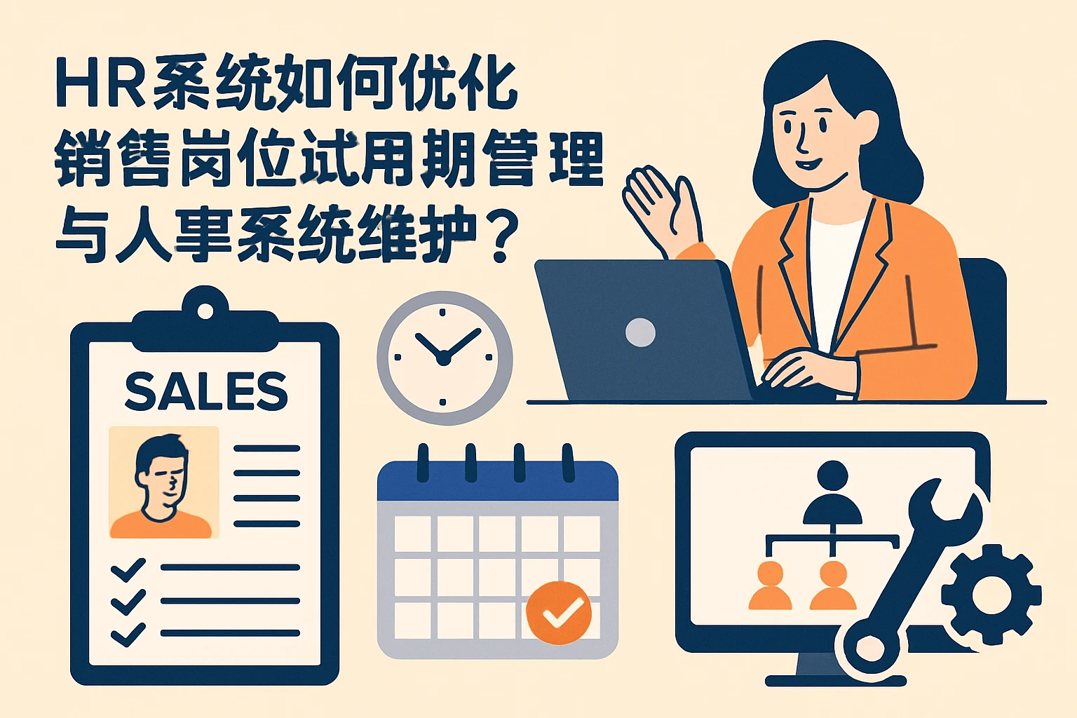 HR系统如何优化销售岗位试用期管理与人事系统维护