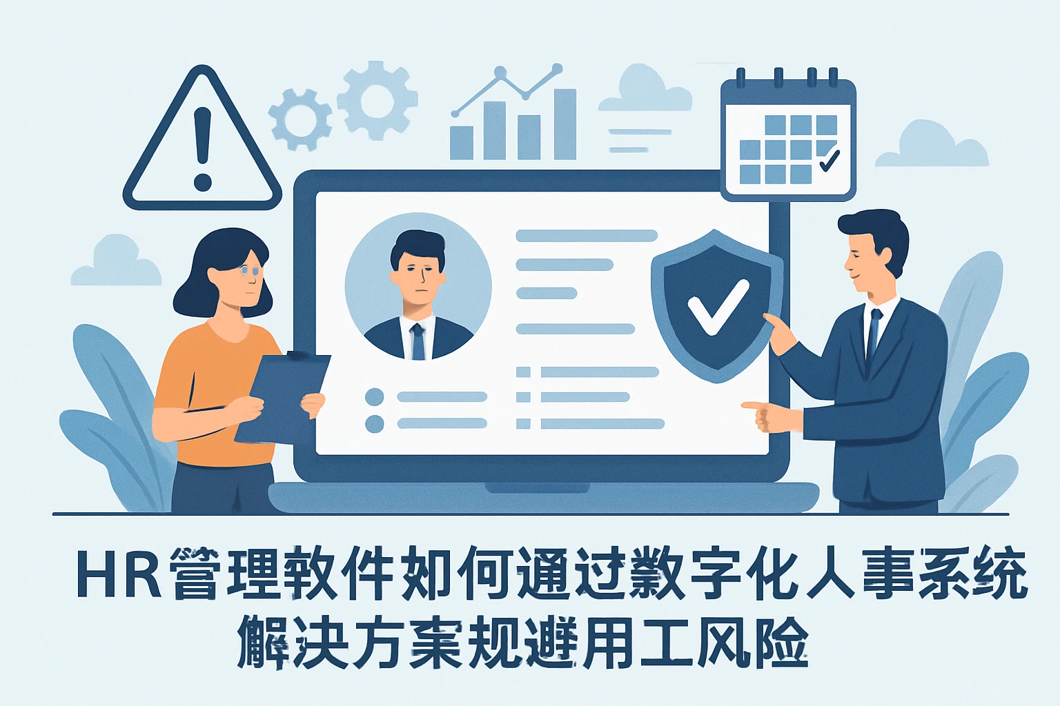 HR管理软件如何通过数字化人事系统解决方案规避用工风险