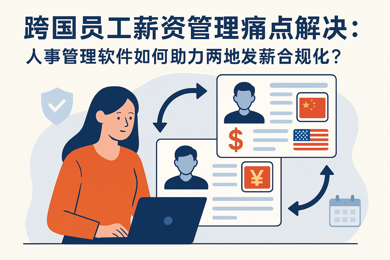 跨国员工薪资管理痛点解决：人事管理软件如何助力两地发薪合规化？