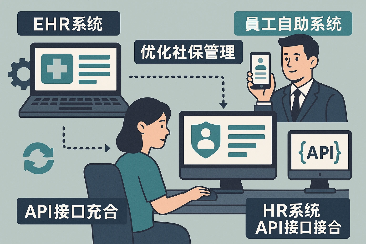 ehr系统如何通过员工自助系统优化社保管理与人事系统API接口整合