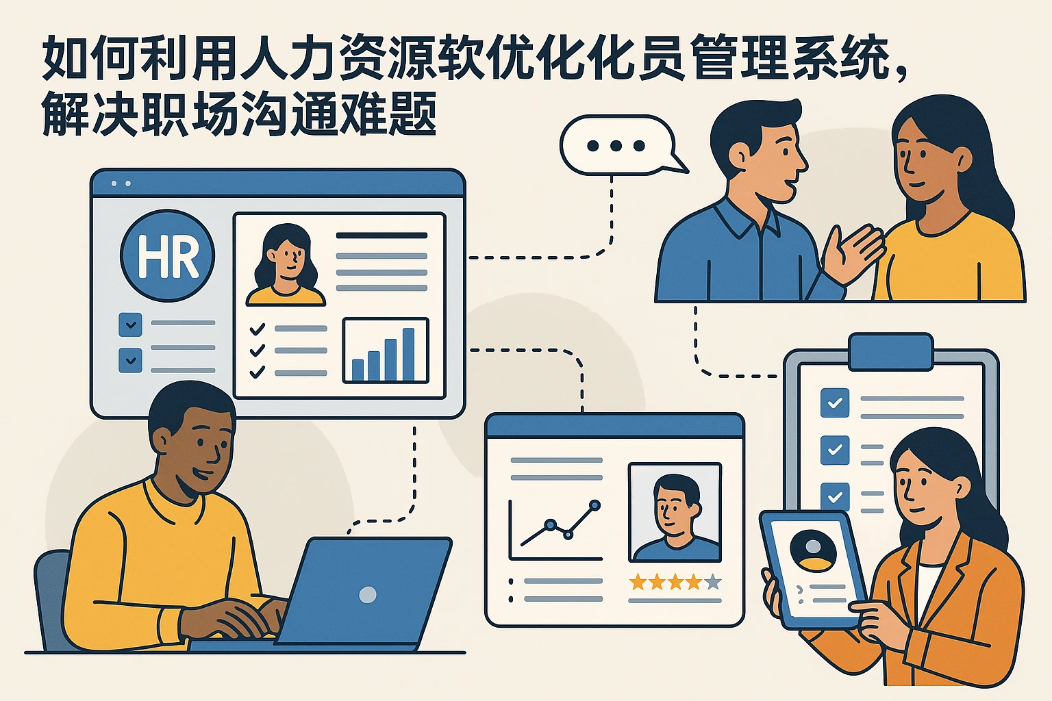 如何利用人力资源软件优化员工管理系统，解决职场沟通难题