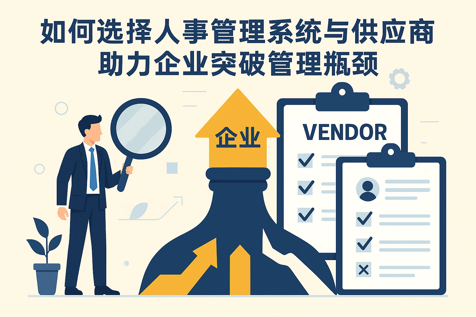 如何选择人事管理系统与供应商助力企业突破管理瓶颈