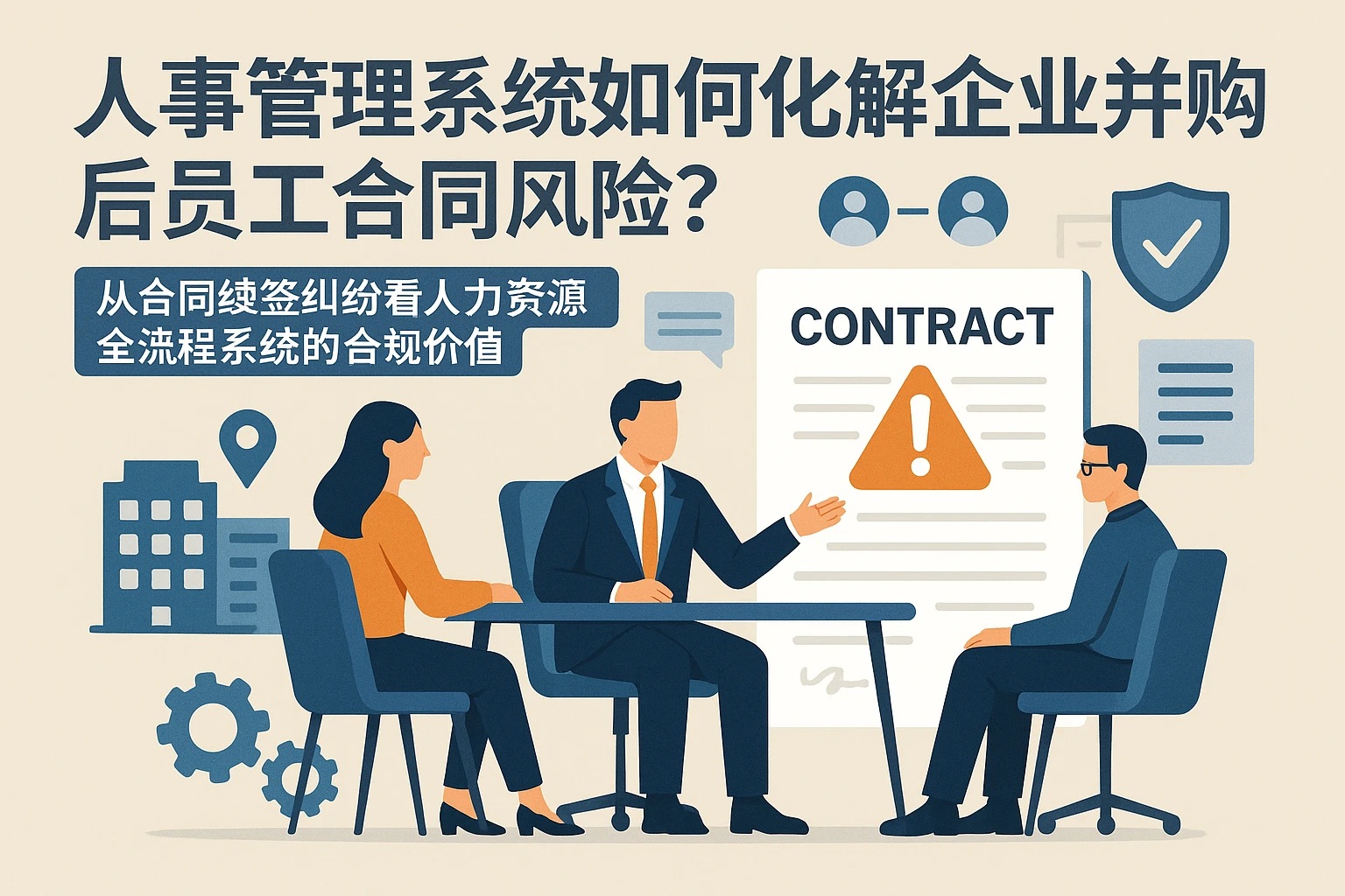 人事管理系统如何化解企业并购后员工合同风险?——从合同续签纠纷看人力资源全流程系统的合规价值