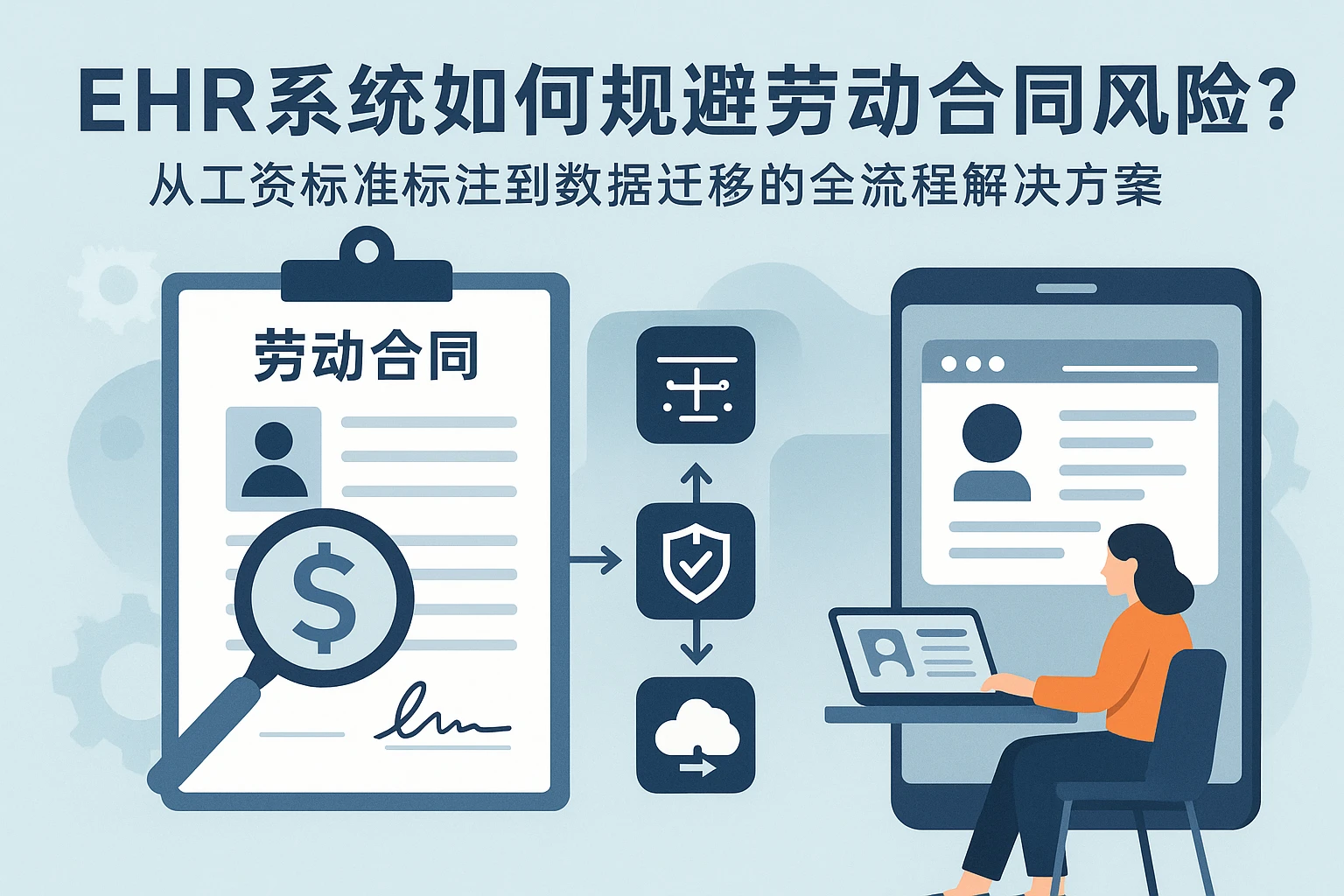 EHR系统如何规避劳动合同风险？从工资标准标注到数据迁移的全流程解决方案