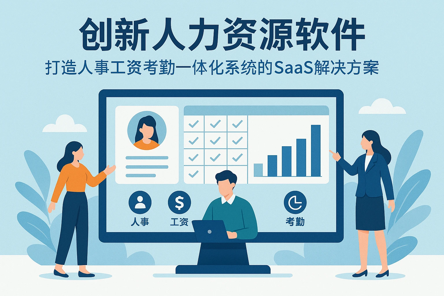 创新人力资源软件：打造人事工资考勤一体化系统的SaaS解决方案