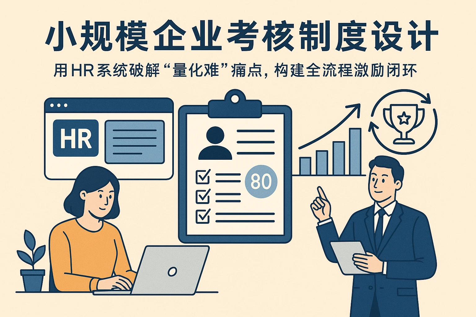 小规模企业考核制度设计：用HR系统破解“量化难”痛点，构建全流程激励闭环