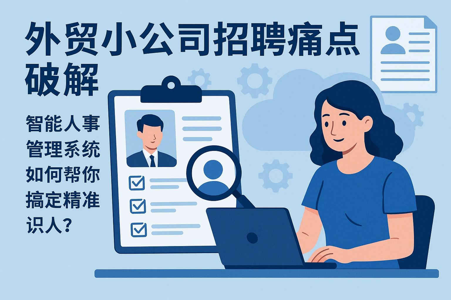 外贸小公司招聘痛点破解:智能人事管理系统如何帮你搞定精准识人?