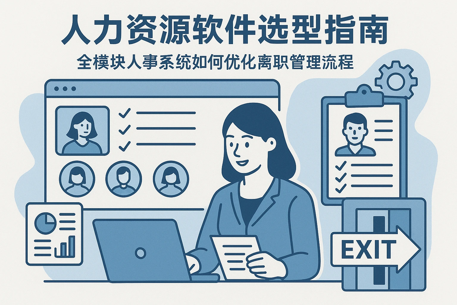 人力资源软件选型指南：全模块人事系统如何优化离职管理流程