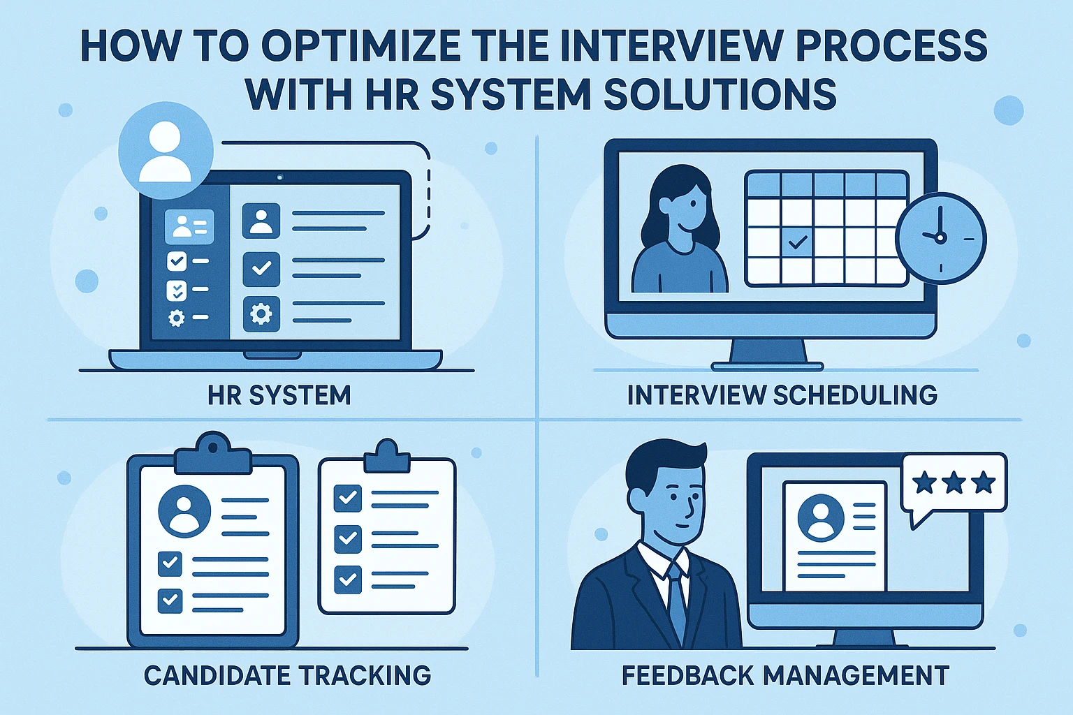 如何通过人力资源系统优化面试流程与人事系统解决方案