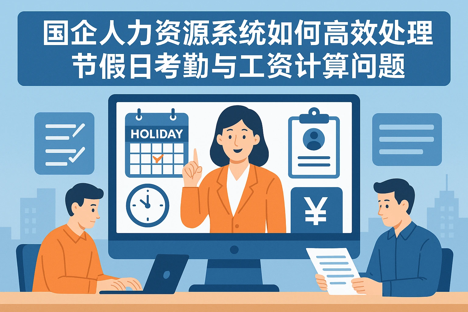 国企人力资源系统如何高效处理节假日考勤与工资计算问题