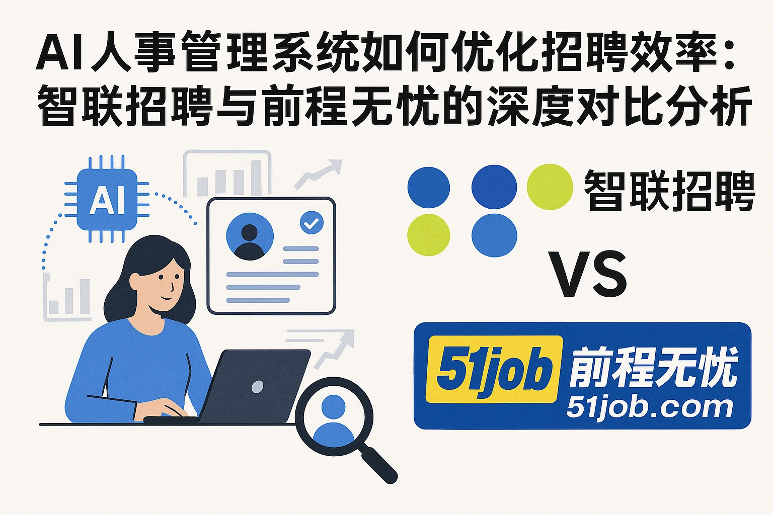 AI人事管理系统如何优化招聘效率：智联招聘与前程无忧的深度对比分析