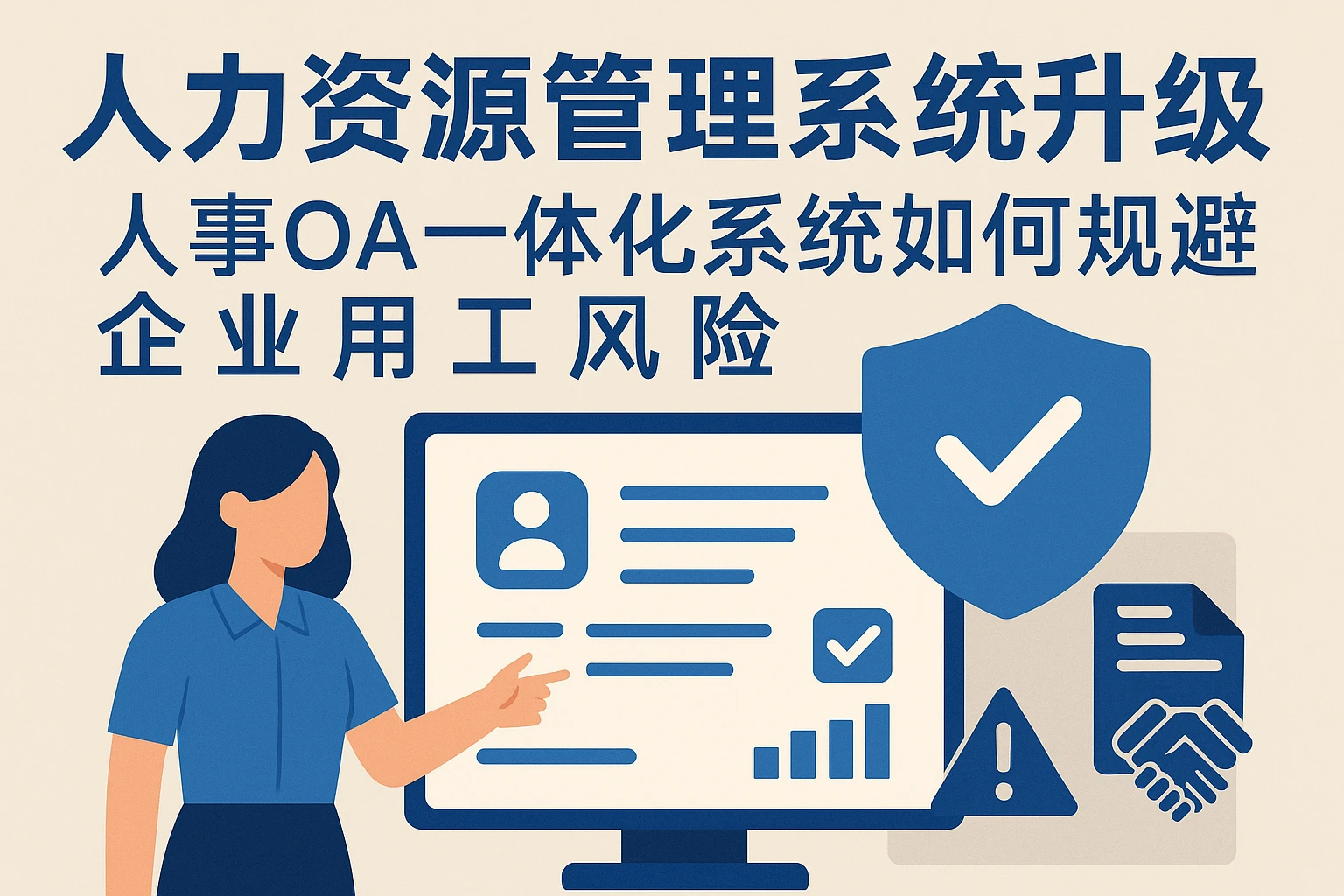 人力资源管理系统升级:人事OA一体化系统如何规避企业用工风险