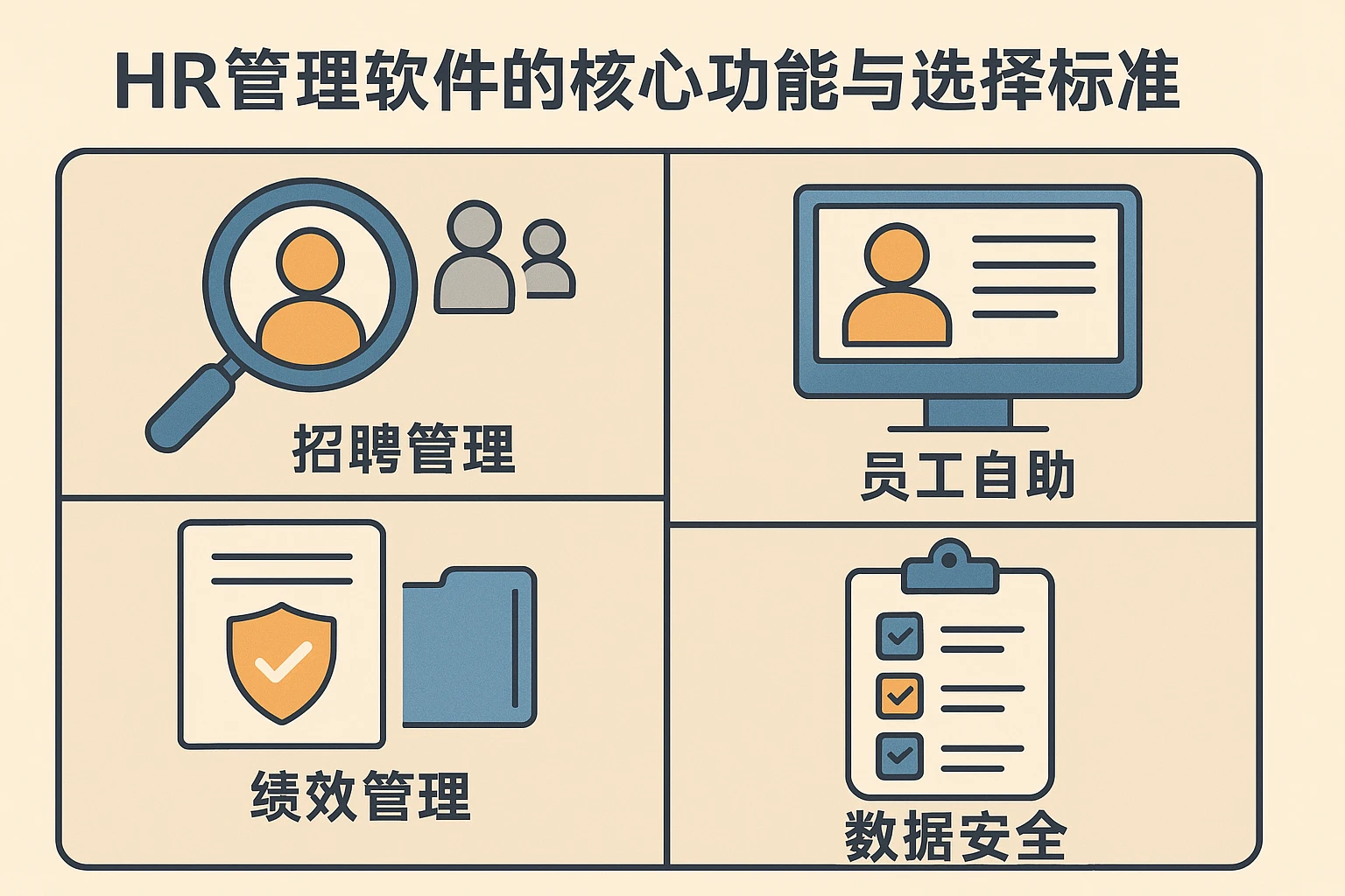 HR管理软件的核心功能与选择标准