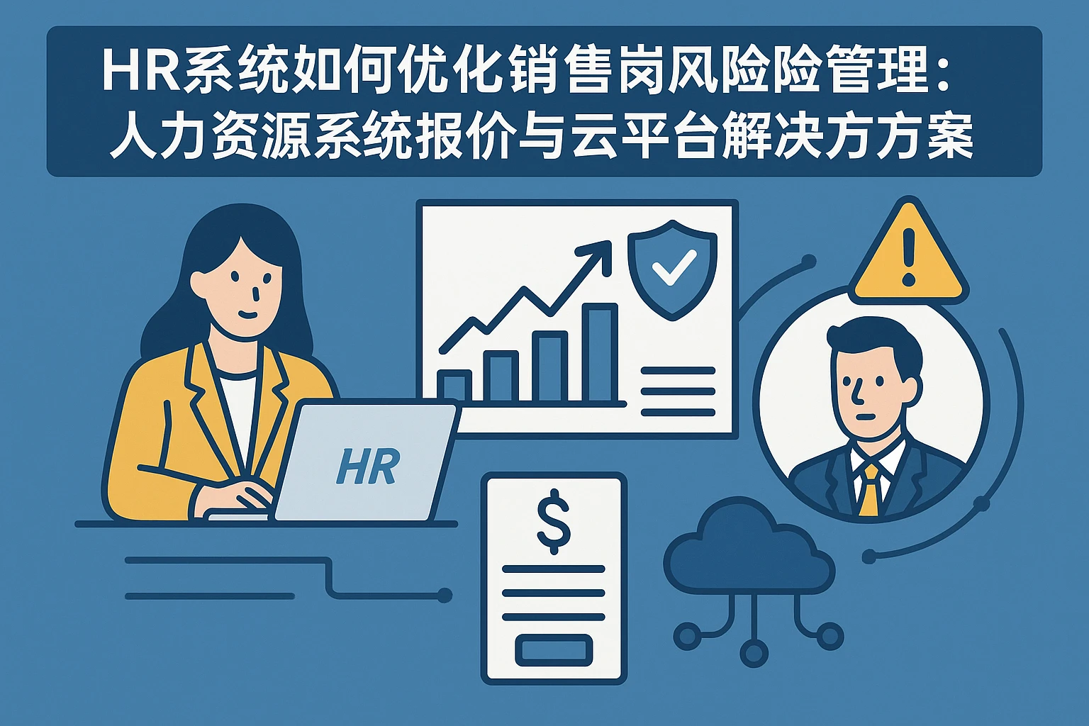 HR系统如何优化销售岗风险管理：人力资源系统报价与云平台解决方案