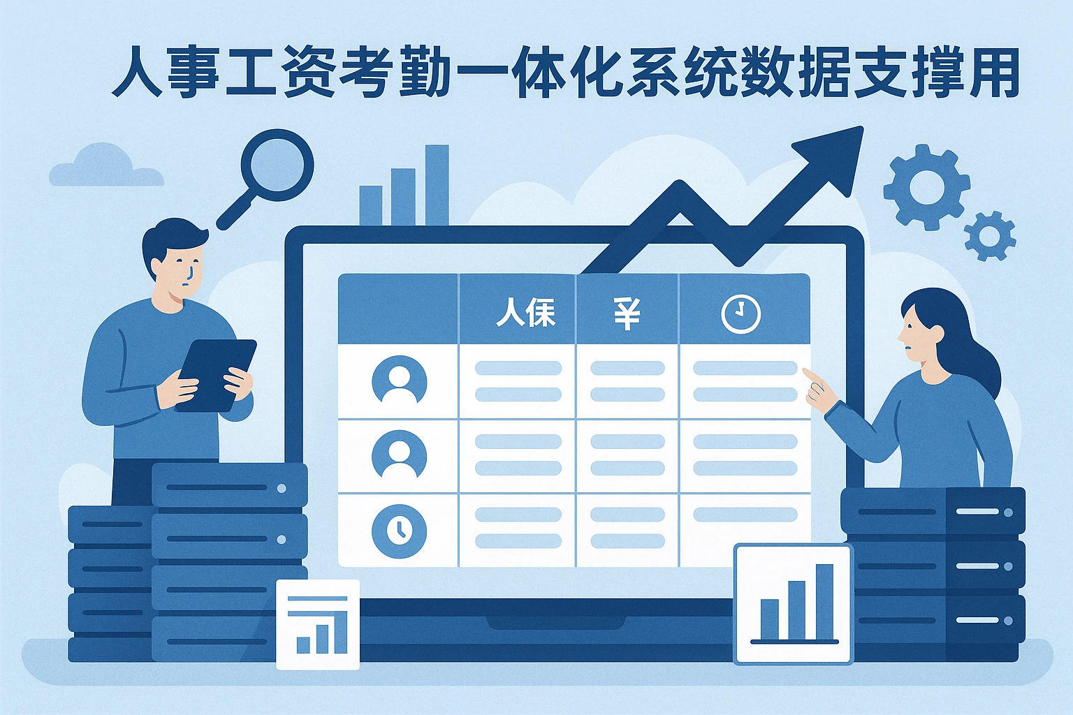 人事工资考勤一体化系统的数据支撑作用
