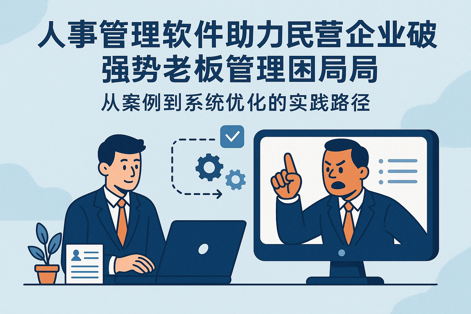 人事管理软件助力民营企业破解强势老板管理困局——从案例到系统优化的实践路径