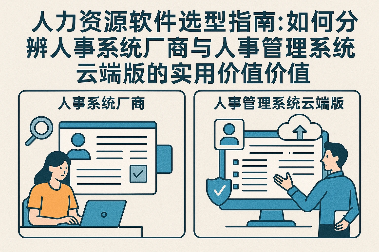 人力资源软件选型指南：如何分辨人事系统厂商与人事管理系统云端版的实用价值