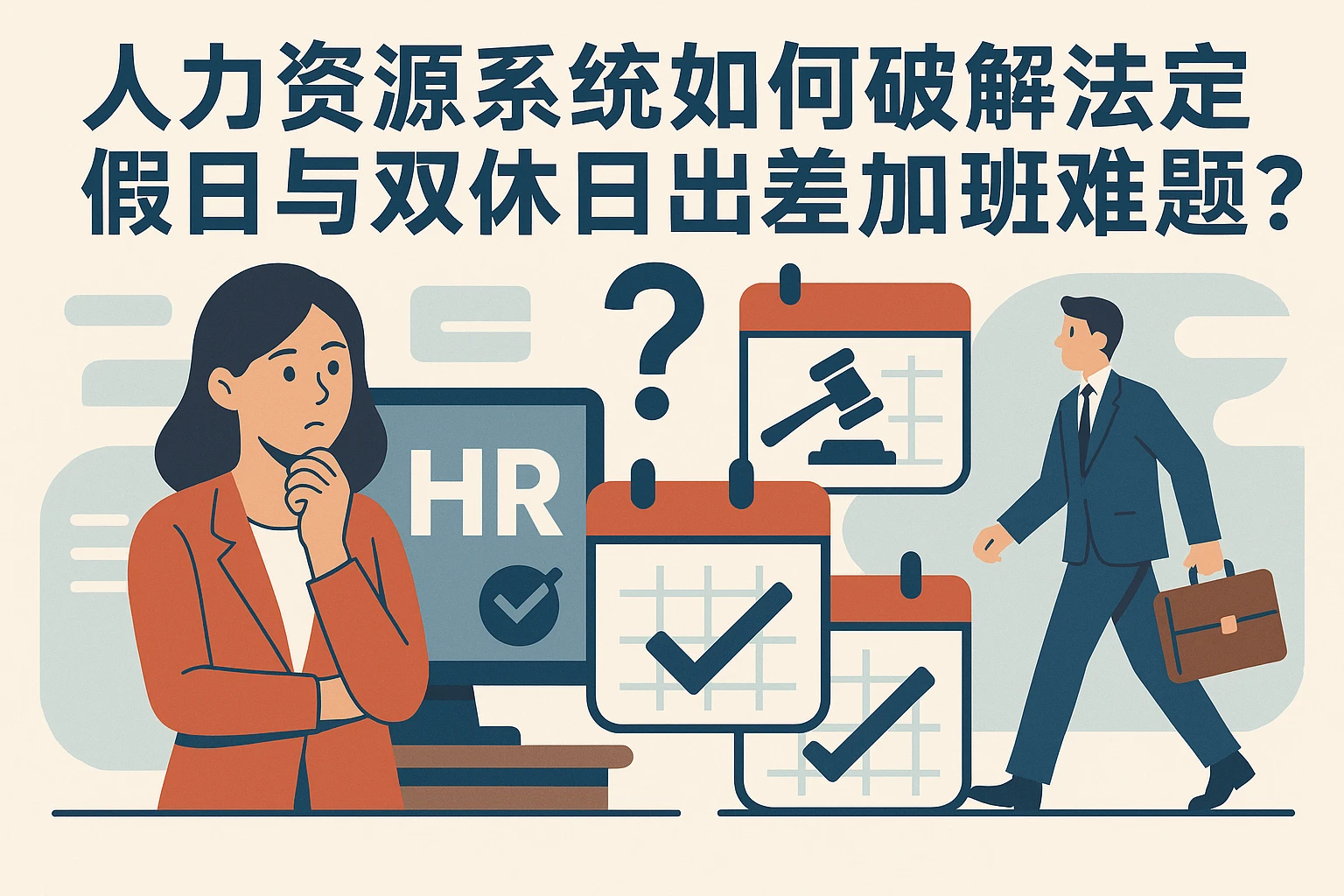 人力资源系统如何破解法定假日与双休日出差加班认定难题？