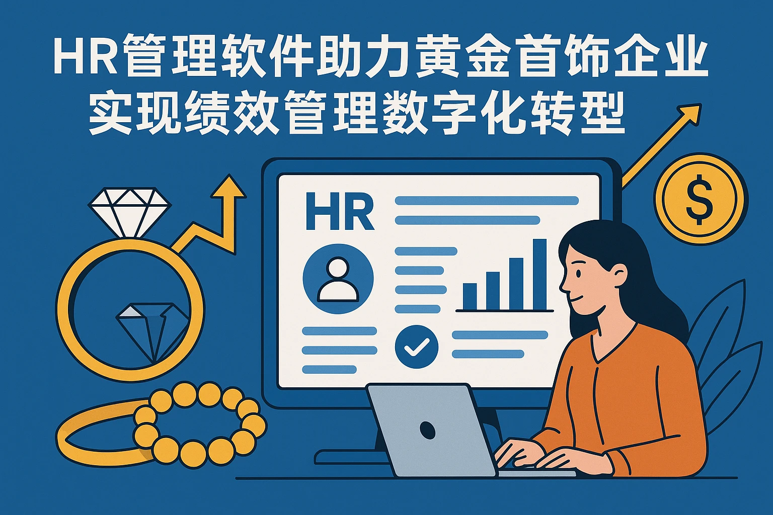HR管理软件助力黄金首饰企业实现绩效管理数字化转型