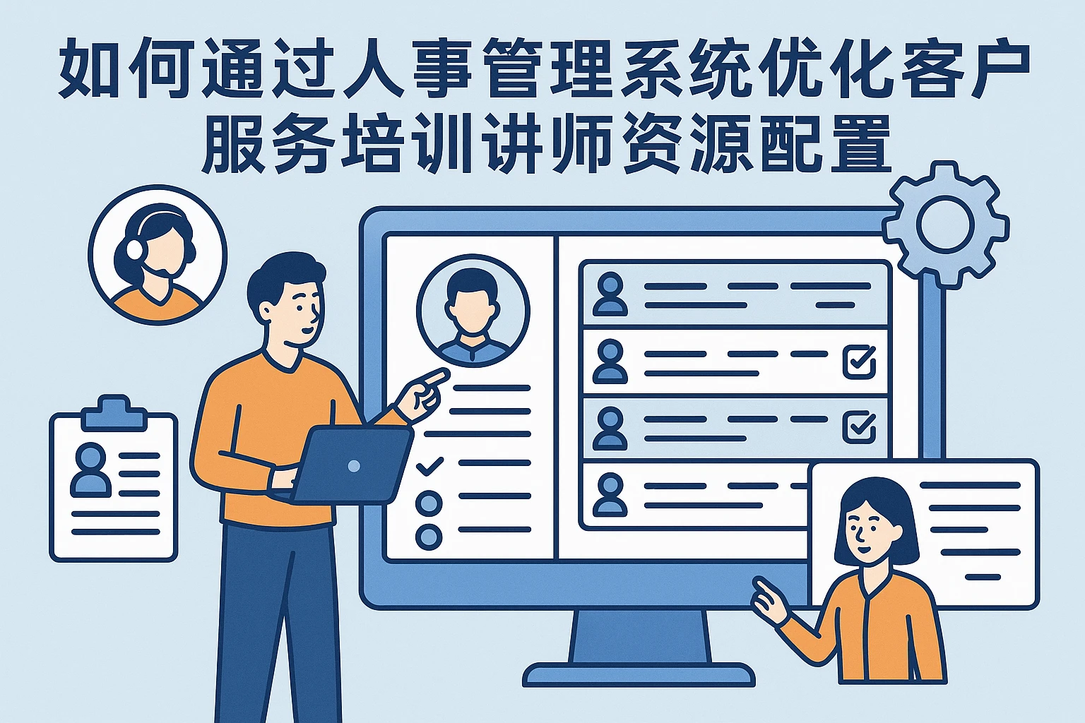 如何通过人事管理系统优化客户服务培训讲师资源配置