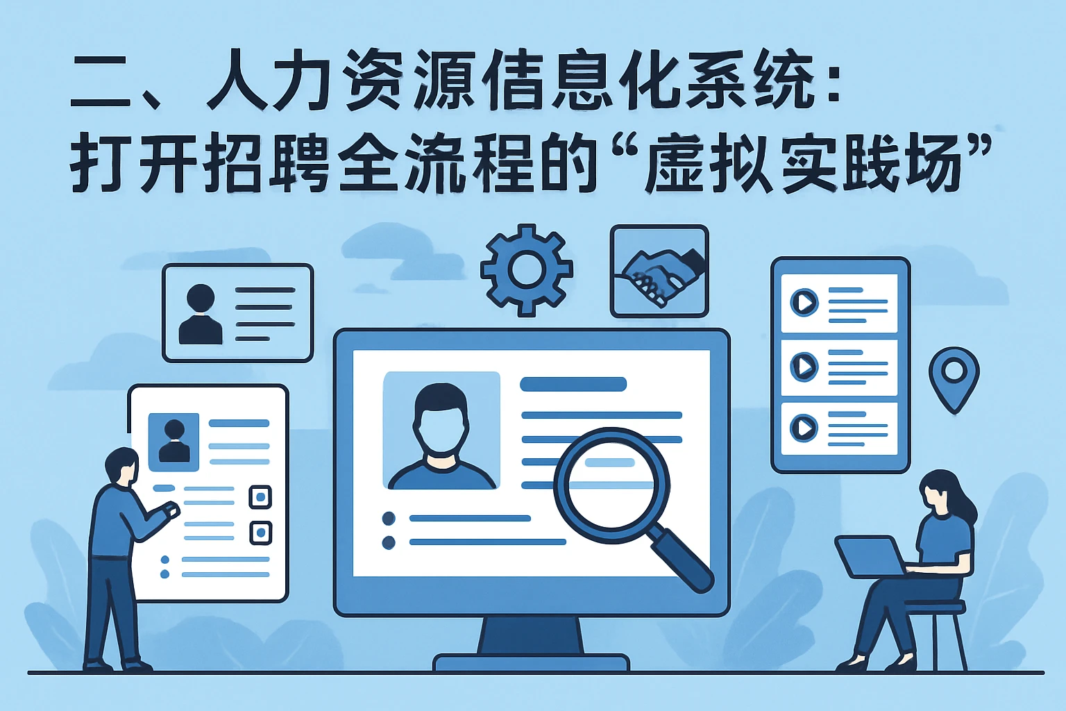 二、人力资源信息化系统:打开招聘全流程的“虚拟实践场”