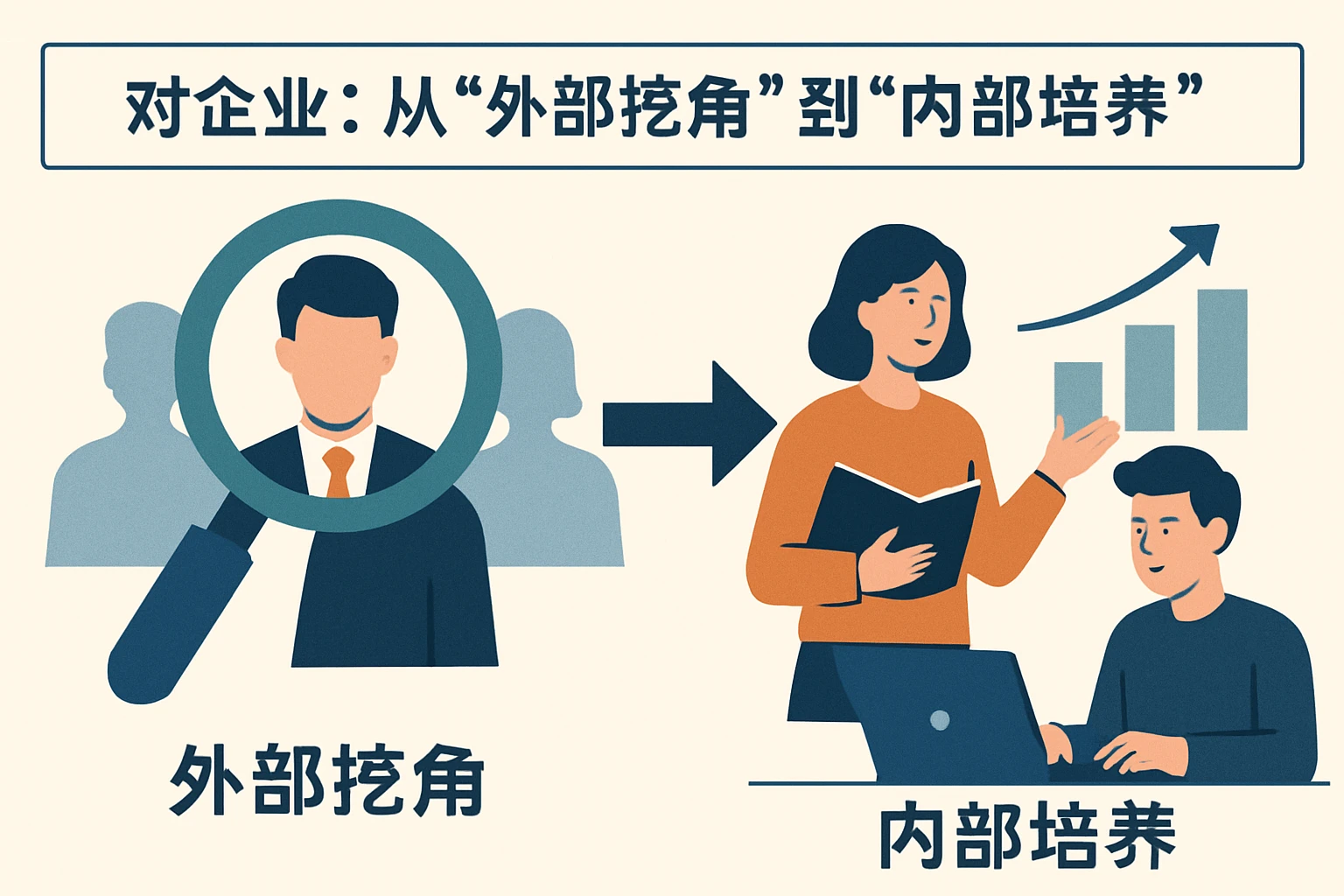 2. 对企业:从“外部挖角”到“内部培养”