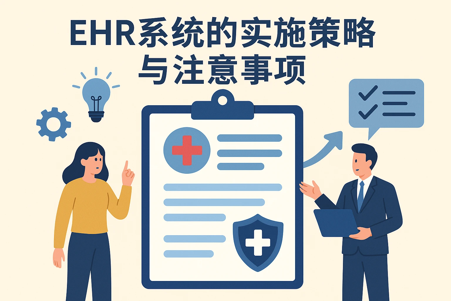 EHR系统的实施策略与注意事项