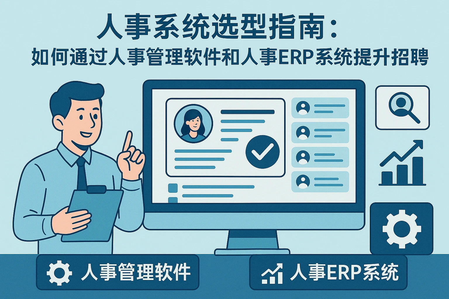 人事系统选型指南：如何通过人事管理软件和人事ERP系统提升招聘效率