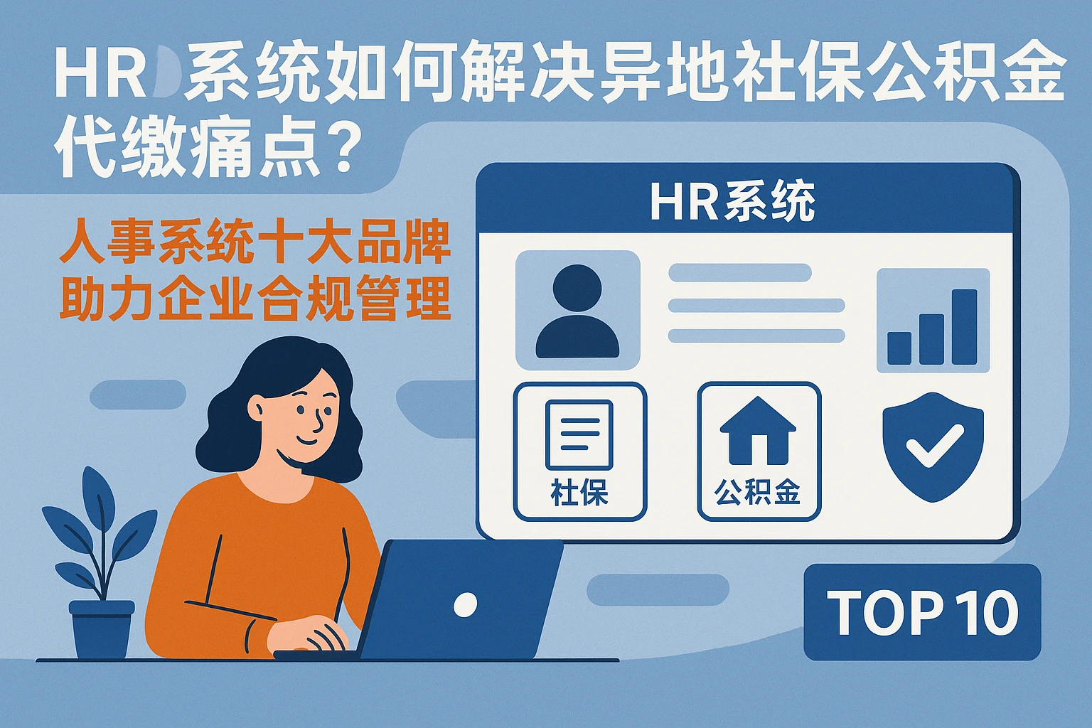 HR系统如何解决异地社保公积金代缴痛点？人事系统十大品牌助力企业合规管理