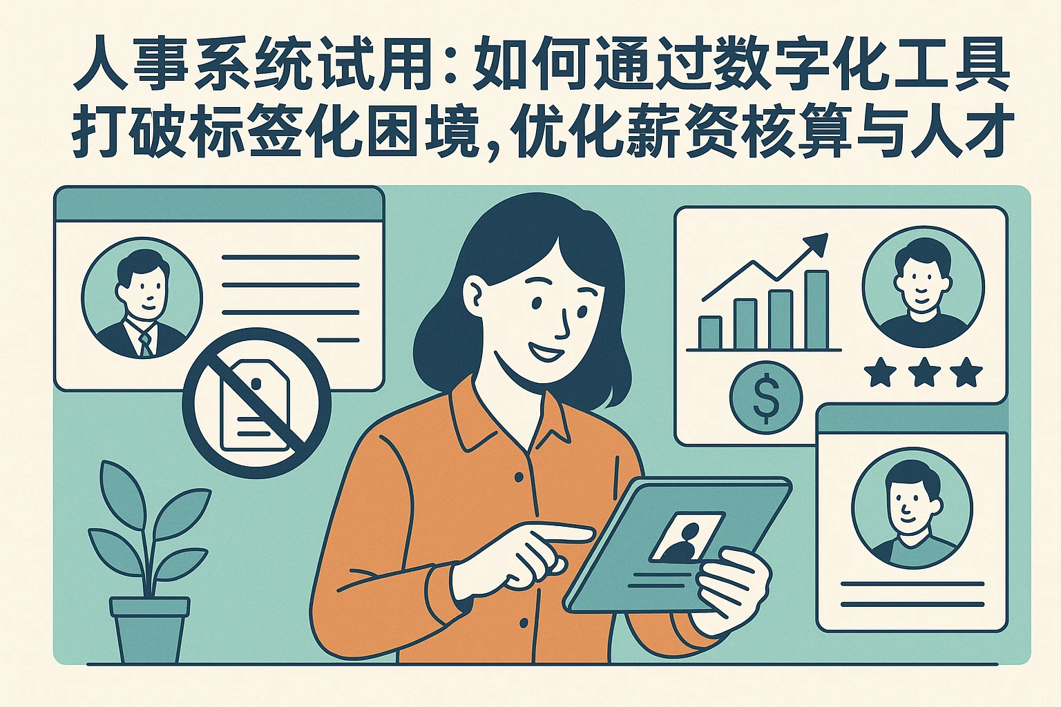 人事系统试用：如何通过数字化工具打破标签化困境，优化薪资核算与人才管理