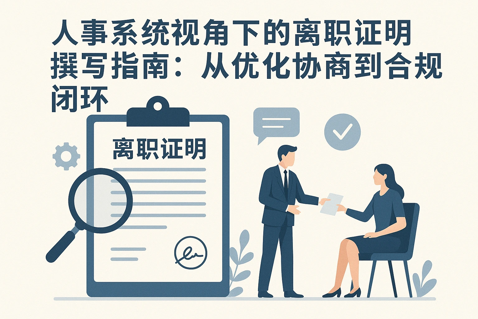 人事系统视角下的离职证明撰写指南：从优化协商到合规闭环