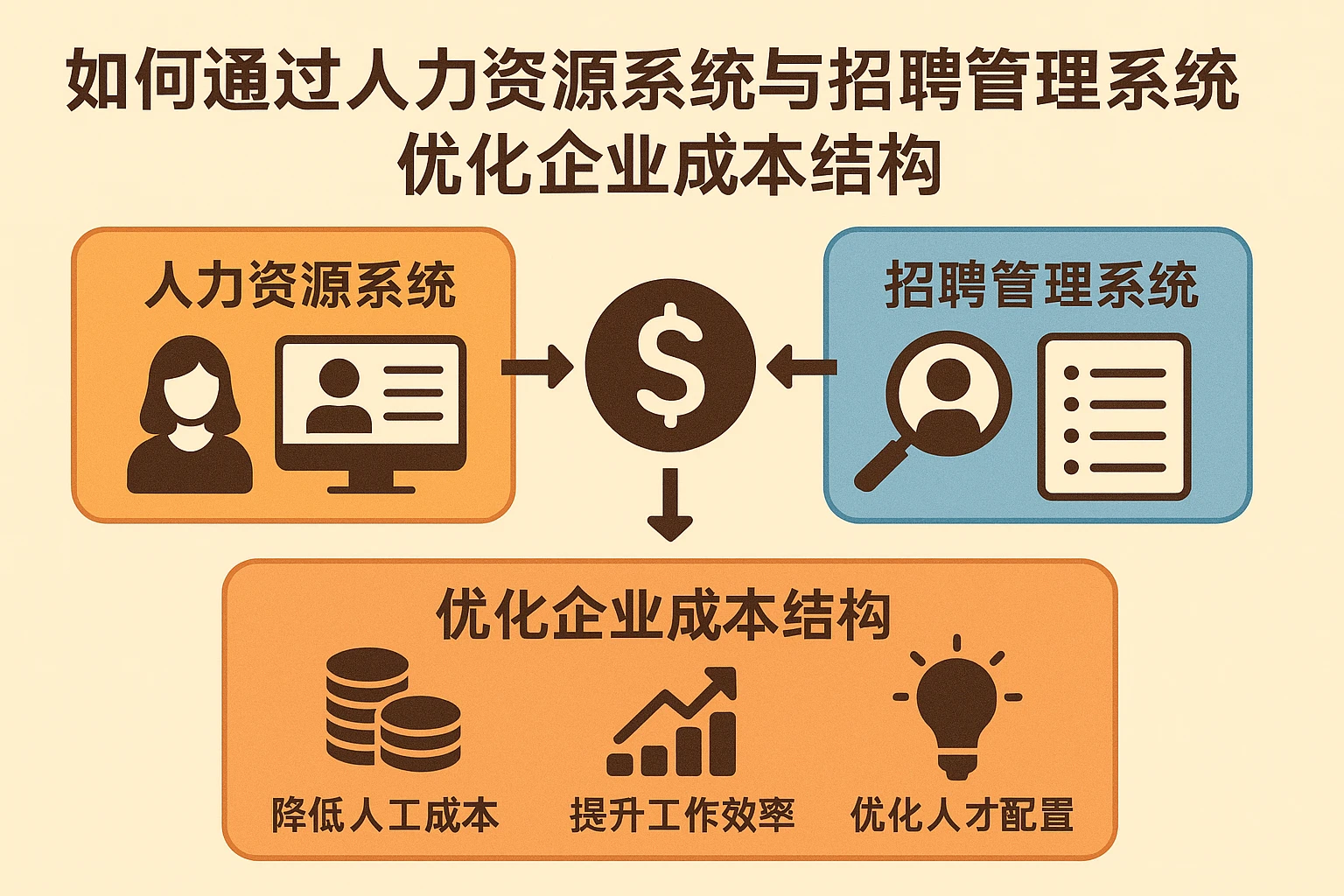 如何通过人力资源系统与招聘管理系统优化企业成本结构