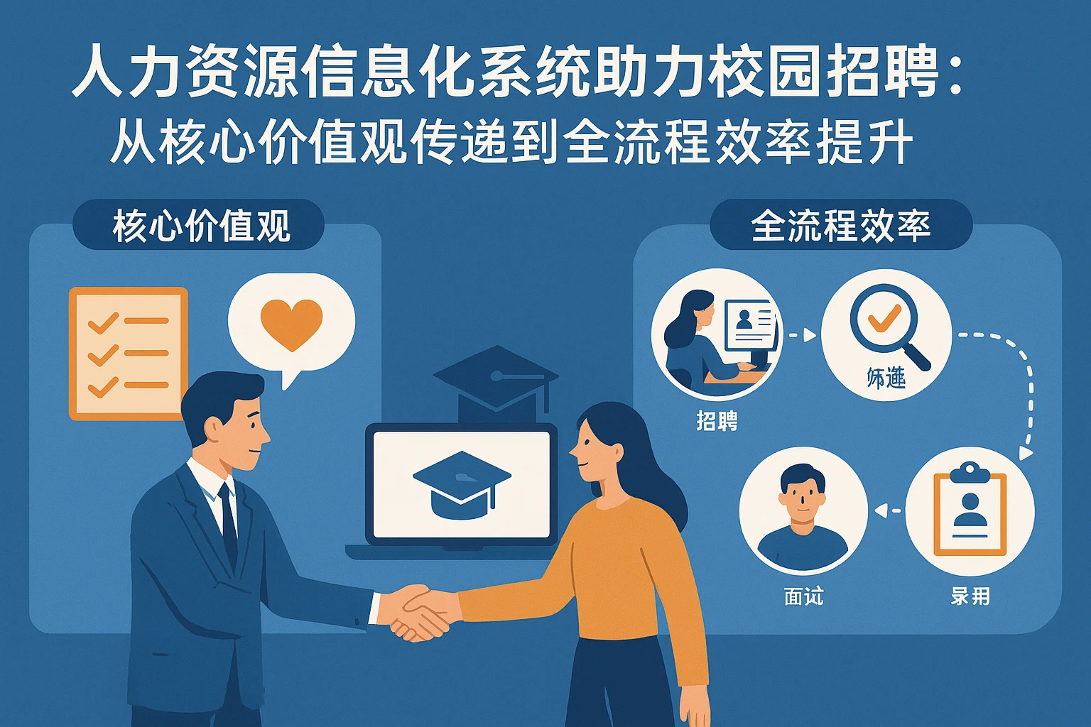 人力资源信息化系统助力校园招聘：从核心价值观传递到全流程效率提升