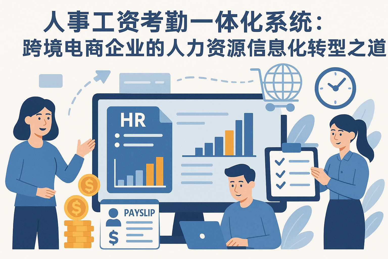 人事工资考勤一体化系统:跨境电商企业的人力资源信息化转型之道