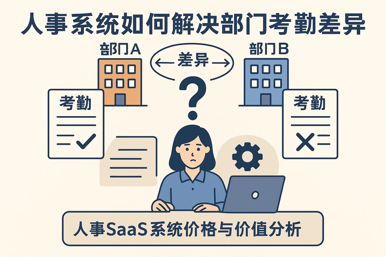 人事系统如何解决部门间考勤差异问题 - 人事SaaS系统价格与价值分析