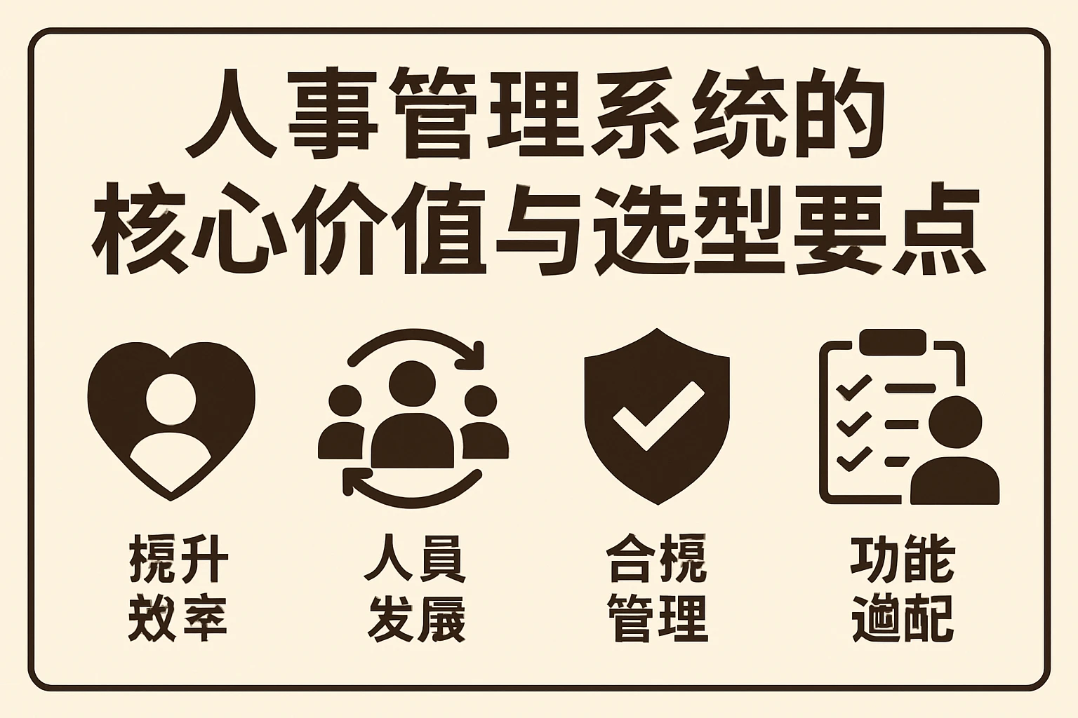 人事管理系统的核心价值与选型要点