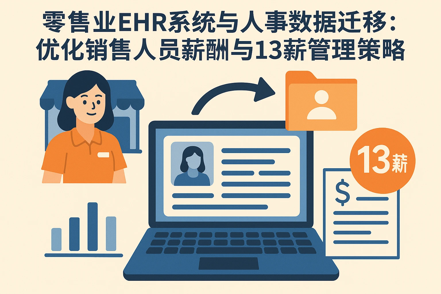 零售业EHR系统与人事数据迁移：优化销售人员薪酬与13薪管理策略