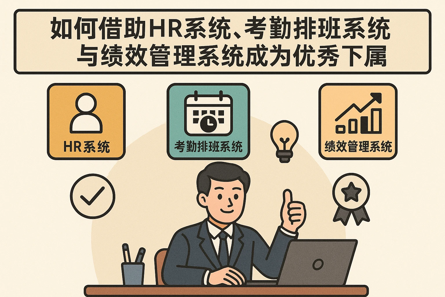 如何借助HR系统、考勤排班系统与绩效管理系统成为优秀下属