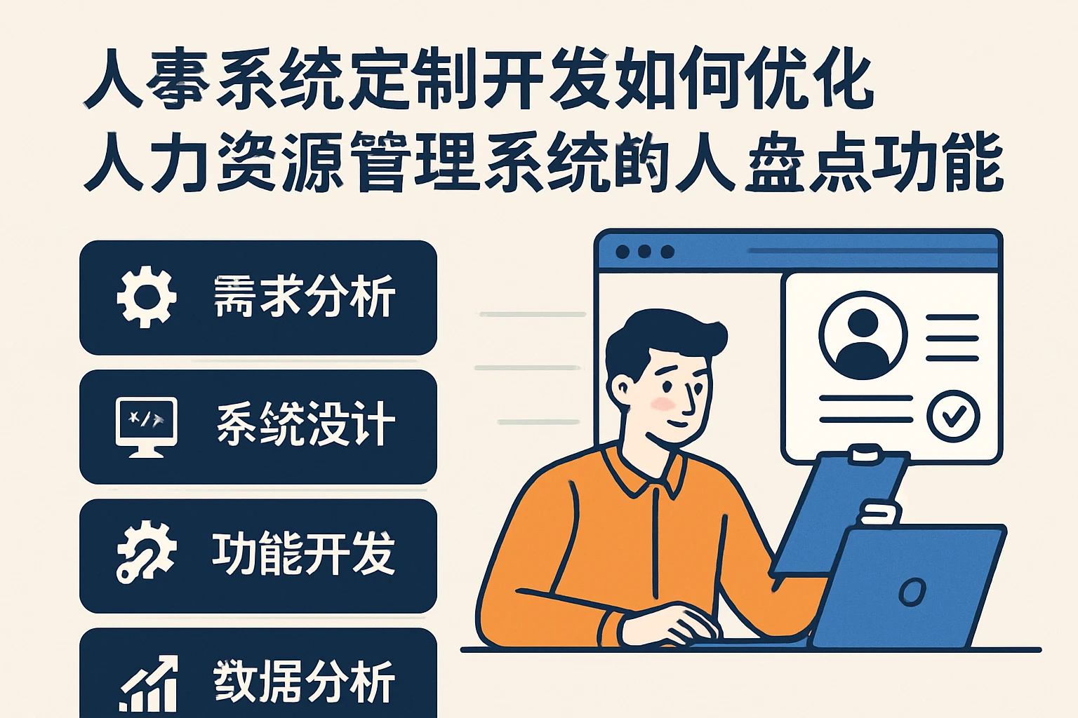 人事系统定制开发如何优化人力资源管理系统的人力盘点功能