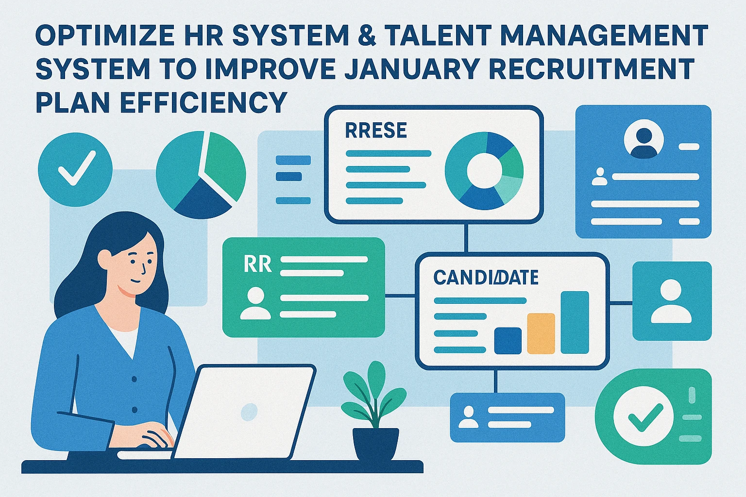 优化人力资源系统与人才库管理系统,提升1月招聘计划效率