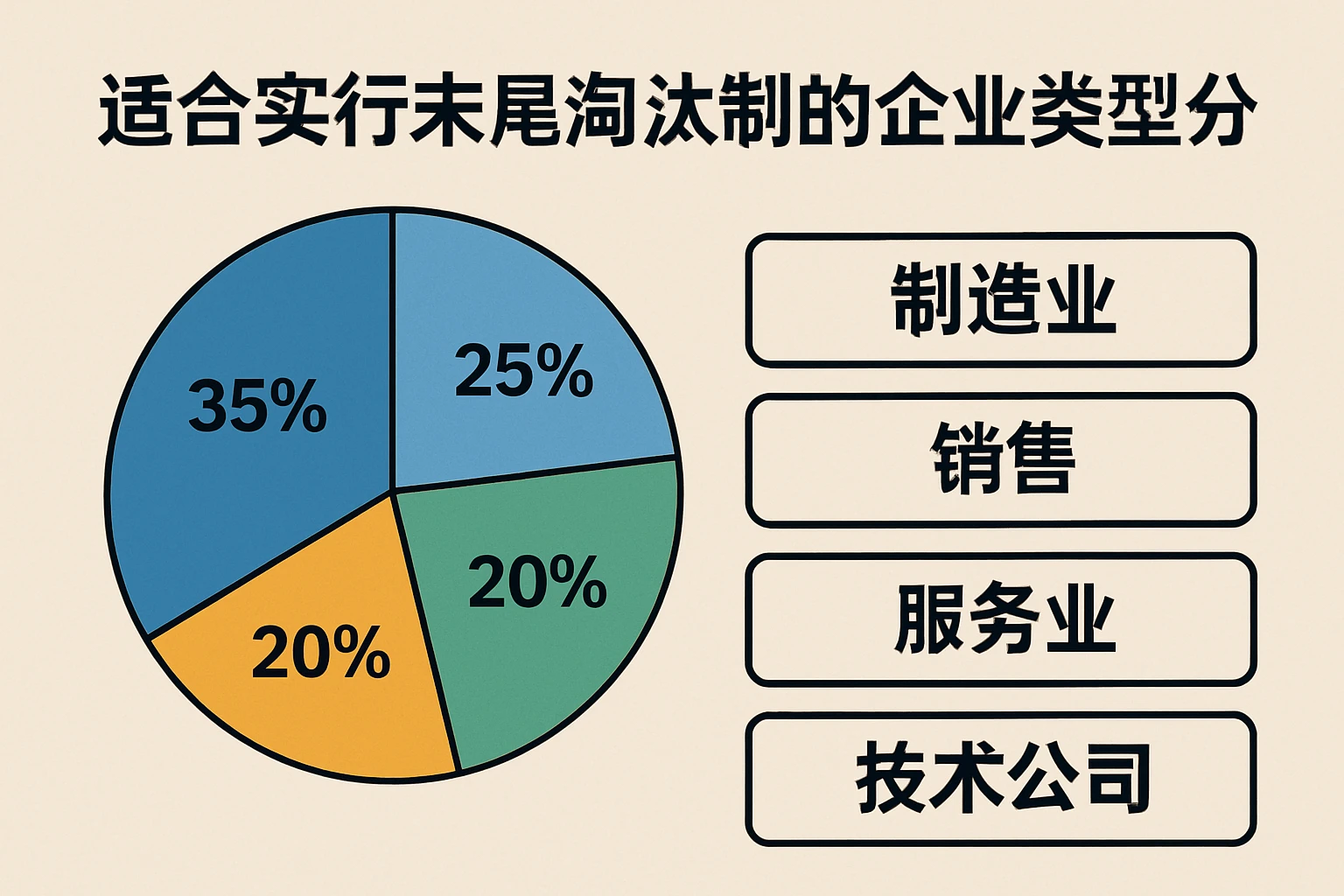 适合实行末尾淘汰制的企业类型分析
