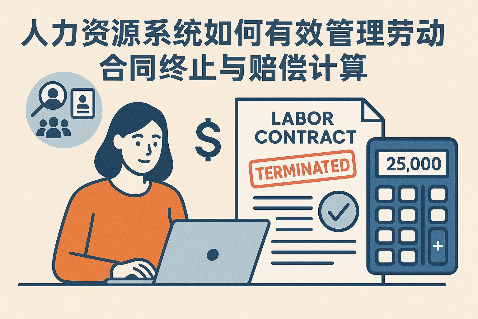 人力资源系统如何有效管理劳动合同终止与赔偿计算