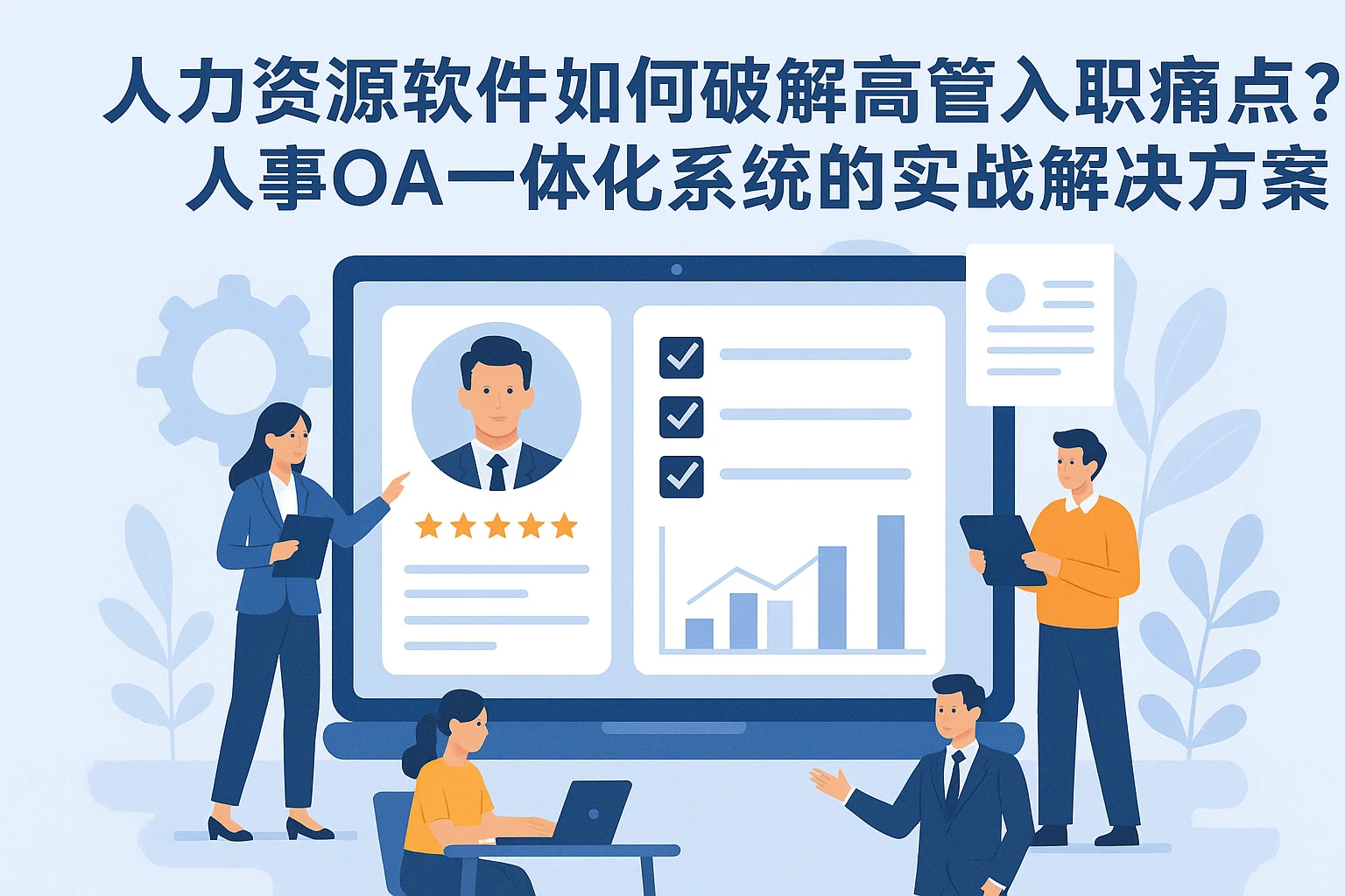 人力资源软件如何破解高管入职痛点？人事OA一体化系统的实战解决方案