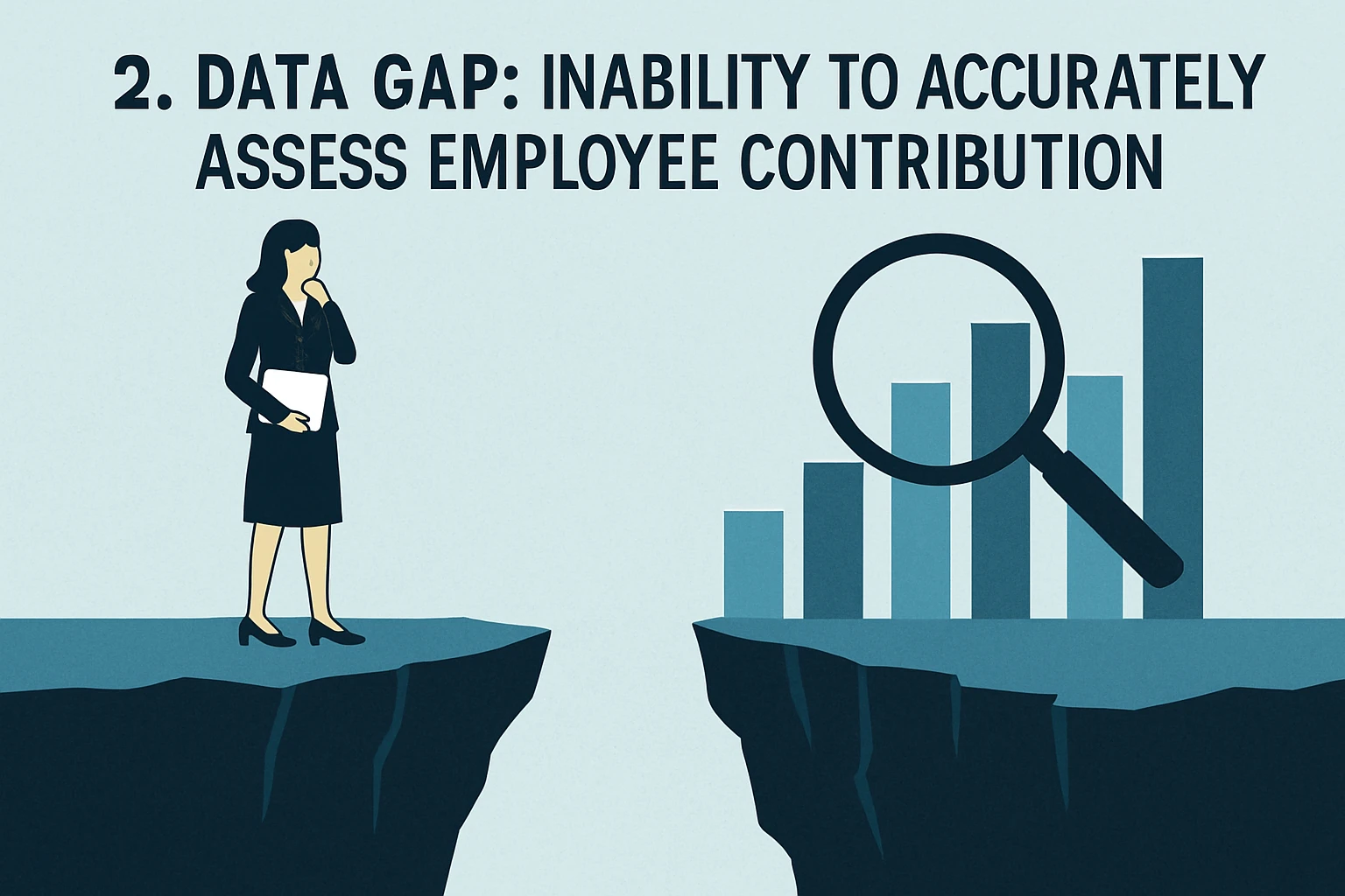 2. 数据断层：企业无法精准评估员工贡献