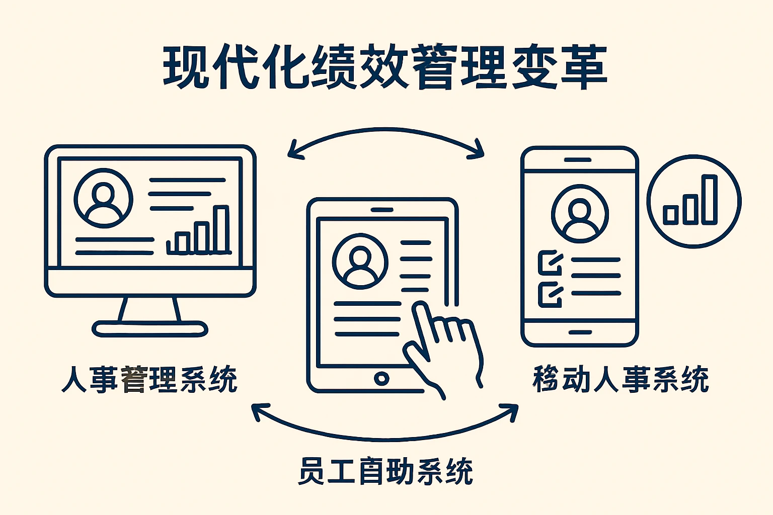 人事管理系统、员工自助系统与移动人事系统的现代化绩效管理变革