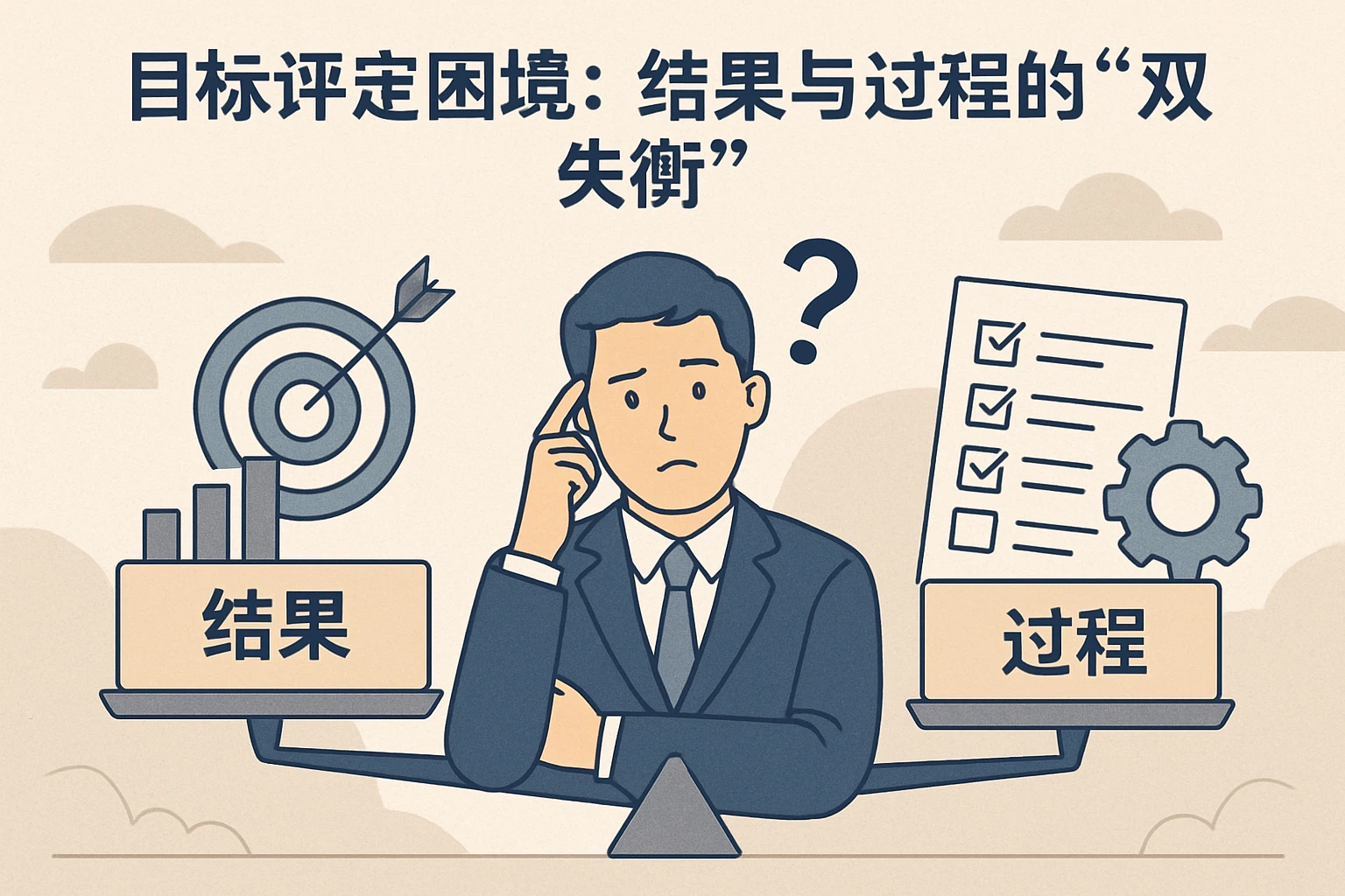 2. 目标评定困境：结果与过程的“双失衡”