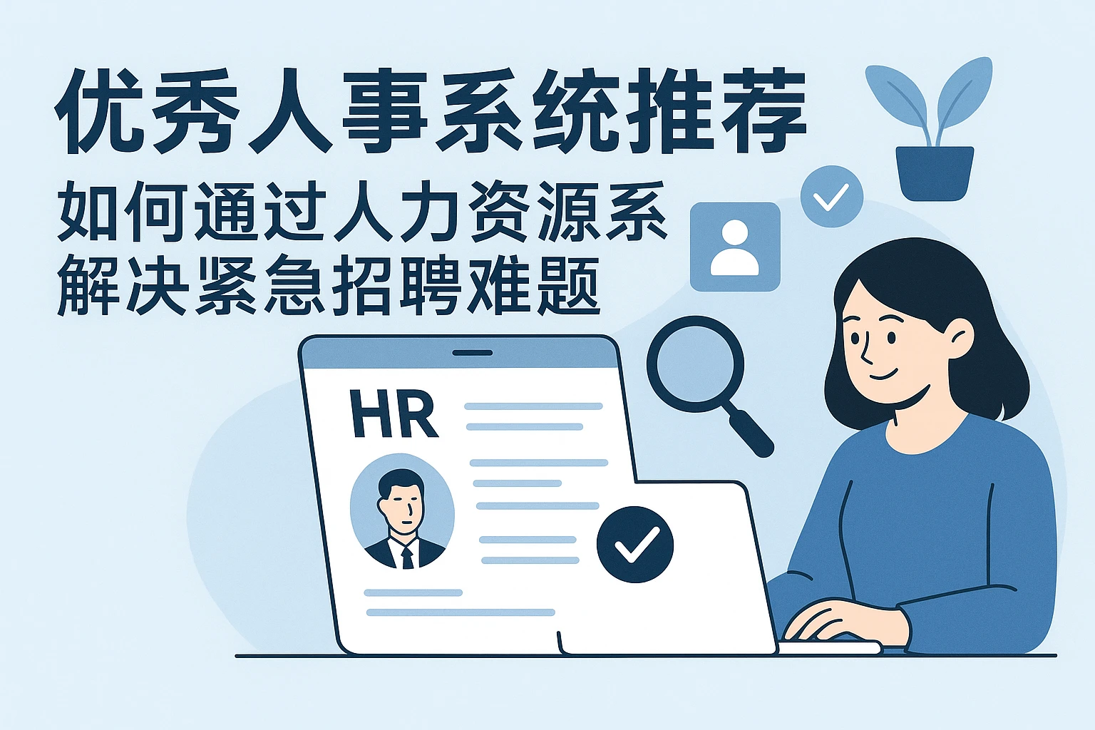 优秀人事系统推荐：如何通过人力资源系统解决紧急招聘难题