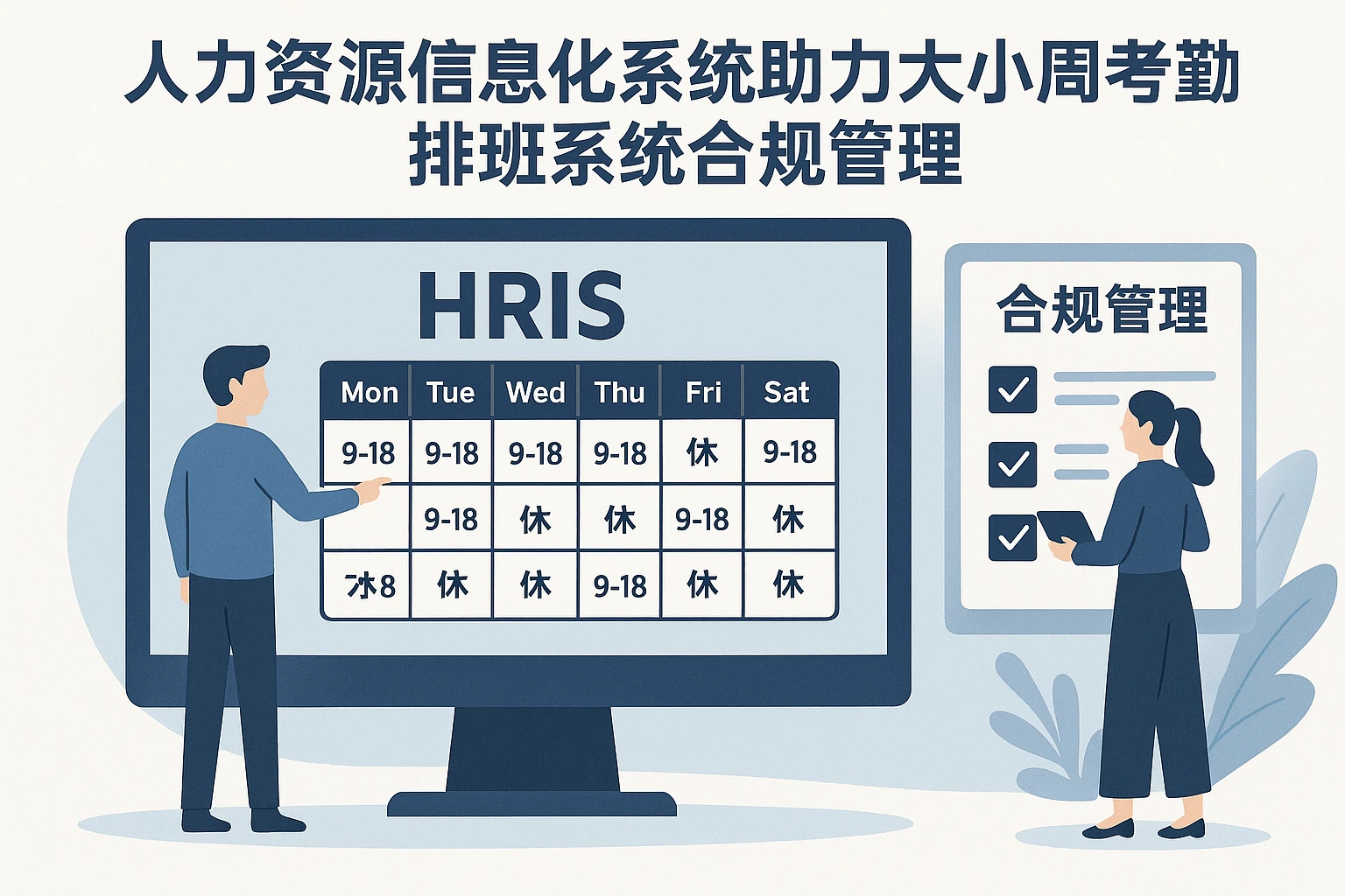 人力资源信息化系统助力大小周考勤排班系统合规管理